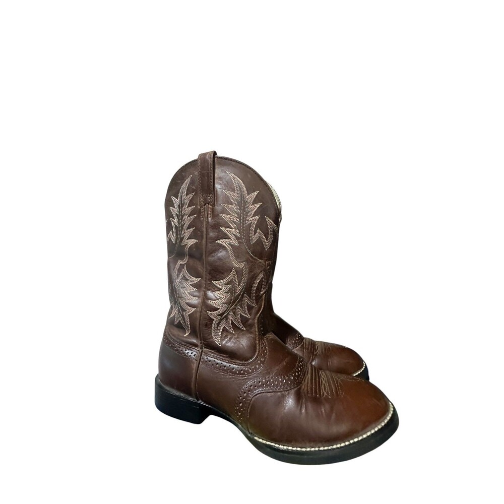 Ariat Heritage Stockman Women's 6.5B Western Cowboy Boots Driftwood Brown 29427